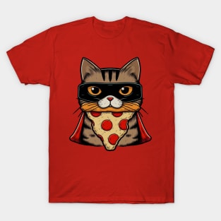 Pizza Cat Super Hero T-Shirt
